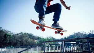skateboarding